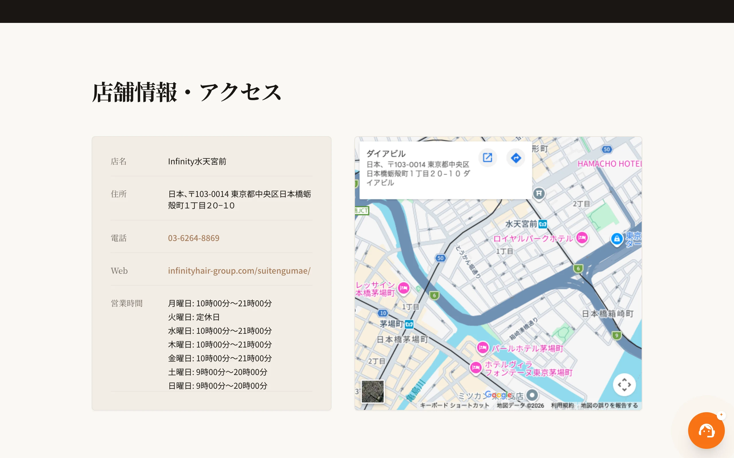 店舗情報